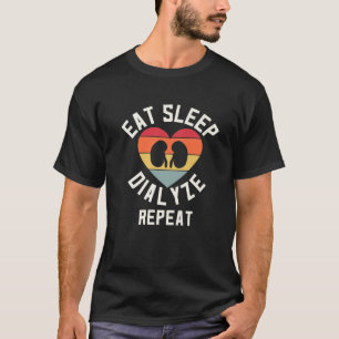 T-shirt Patients de dialyse rétro rein Tech Renal Nephrolo