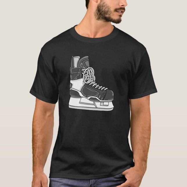 T-shirt Patin d'hockey (Devant)