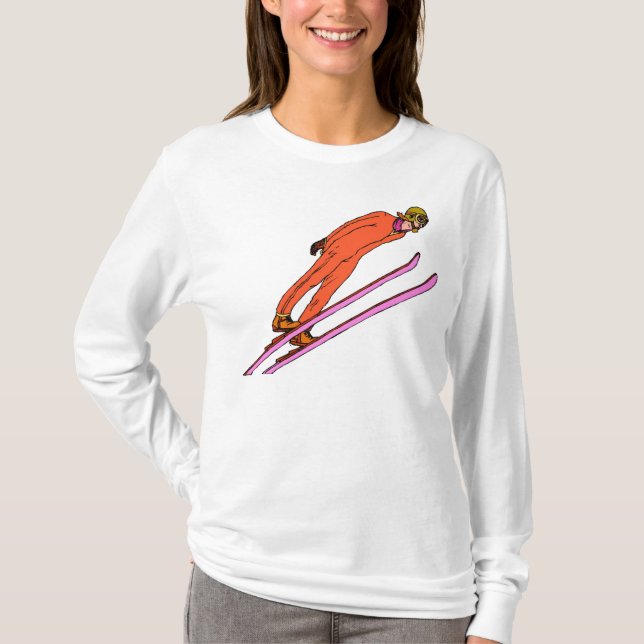 T-shirt patin, skee (Devant)