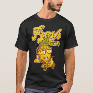 T-shirt Patinage à ananas