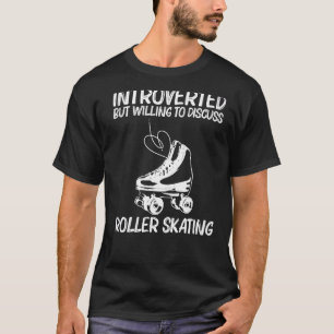T-shirt Patinage À Rouleau cool Pour Hommes Femmes Rétro D