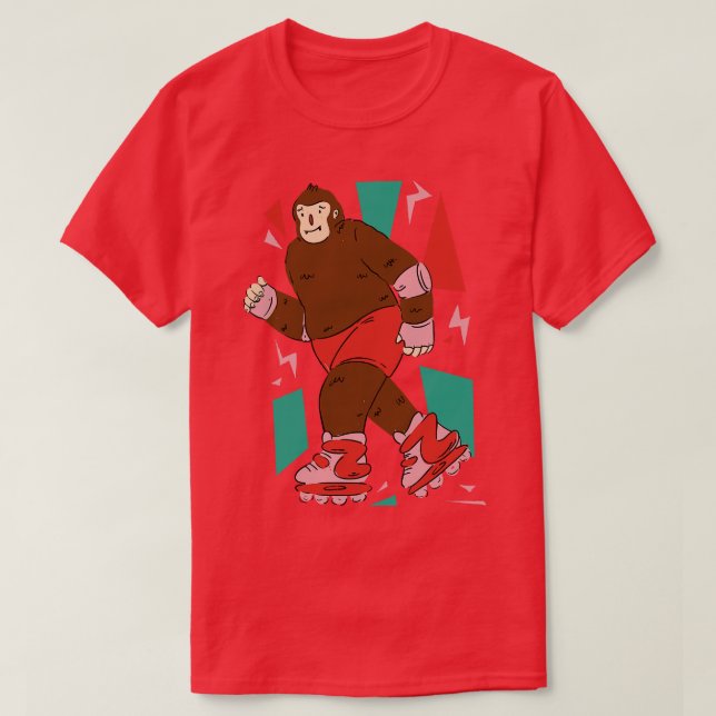 T-shirt Patinage à rouleaux (Design devant)