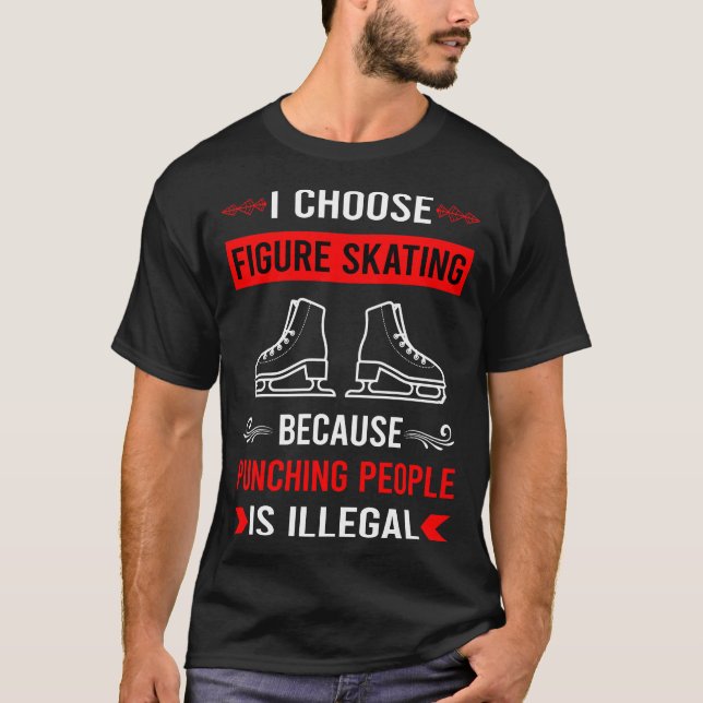T-shirt Patinage artistique de boxe (Devant)