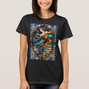T-shirt Patinage artistique en verre de couleur mou Imagin