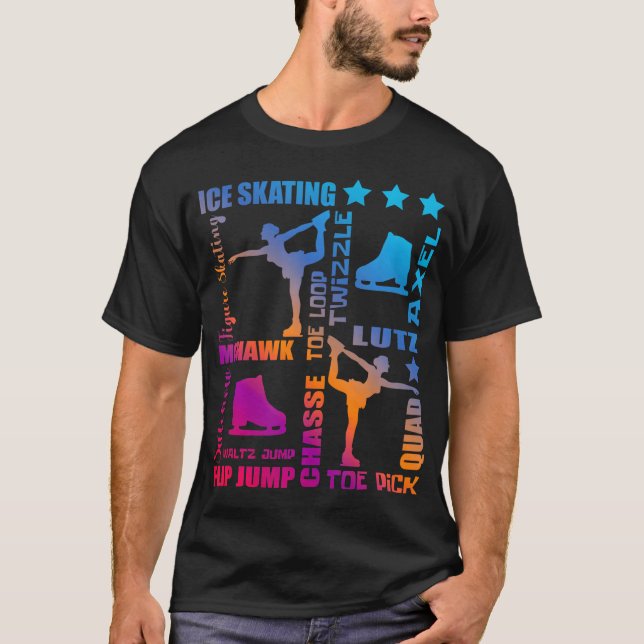T-shirt Patinage artistique Patinage sur glace Patinage ar (Devant)