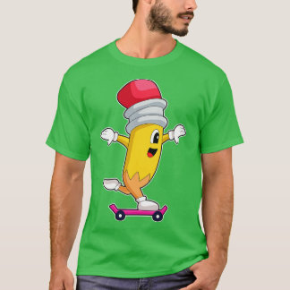 T-shirt Patinage au crayon