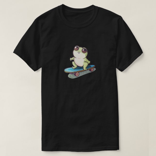 T-shirt Patinage Cute Frote (Design devant)