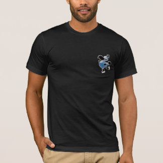 T-shirt patinage de dronte bleu-clair