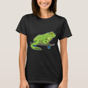 T-shirt Patinage de grenouille Skateboard Sports