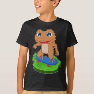 T-shirt Patinage de grenouille Skateboard Sports