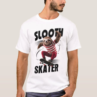 T-shirt Patinage de sanglage