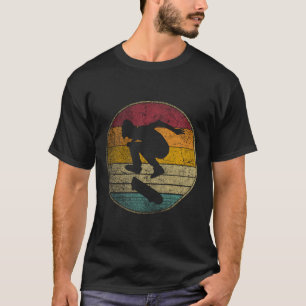T-shirt Patinage de skateboard Patinage Vintage en état de