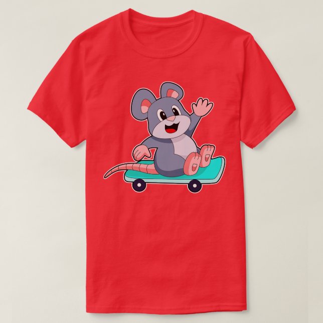 T-shirt Patinage de souris (Design devant)