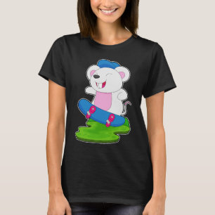 T-shirt Patinage de souris