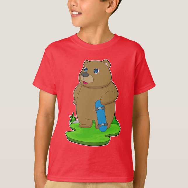 T-shirt Patinage d'ours (Devant)