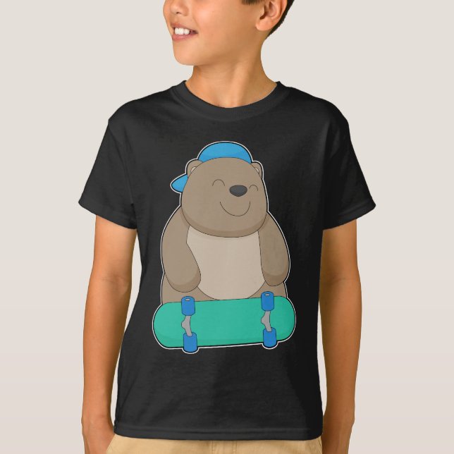 T-shirt Patinage d'ours (Devant)