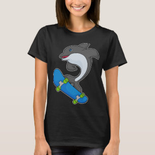 T-shirt Patinage en dauphin