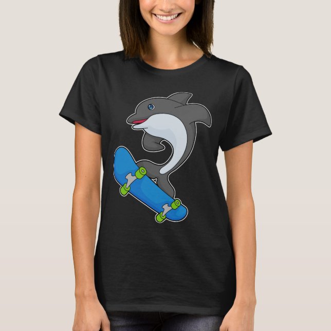 T-shirt Patinage en dauphin (Devant)