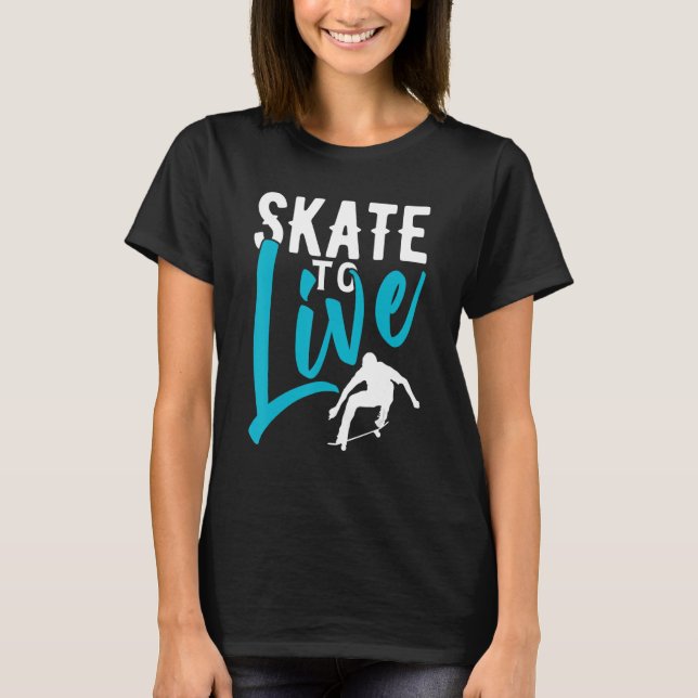 T-shirt Patinage en direct Skateboard (Devant)