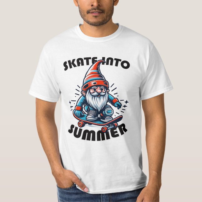 T-shirt Patinage en été (Devant)