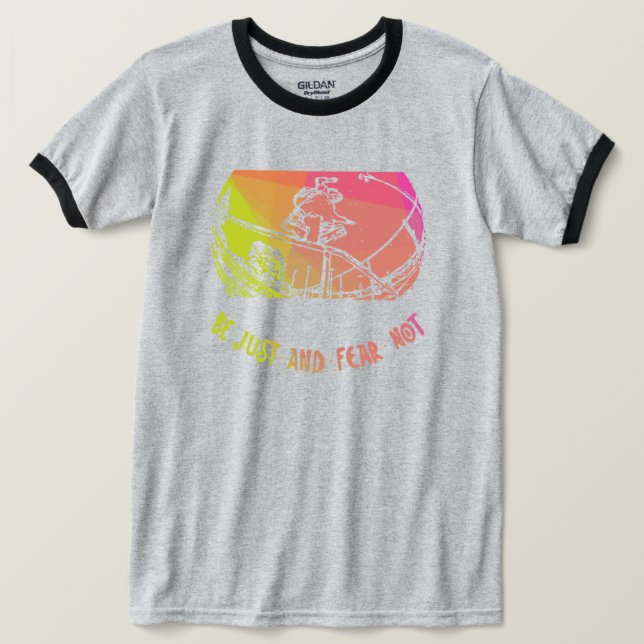 T-shirt Patinage en ligne des années 90 - Ne craignez pas (Design devant)