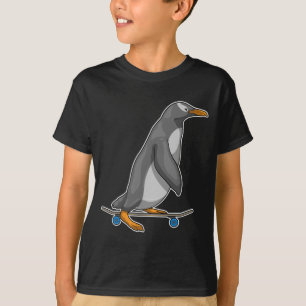 T-shirt Patinage en pingouin