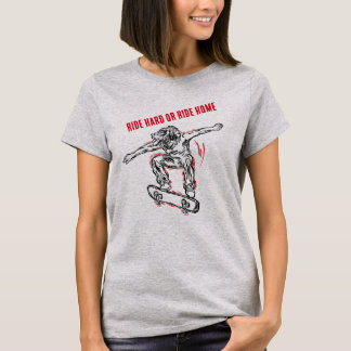 T-shirt Patinage en vol - Planche à roulettes