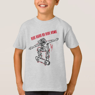 T-shirt Patinage en vol - Planche à roulettes
