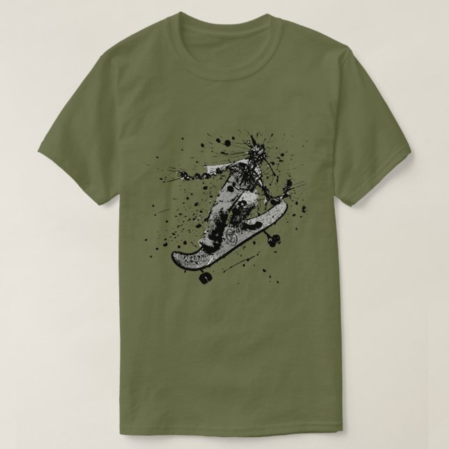 T-shirt Patinage Graphique (Design devant)