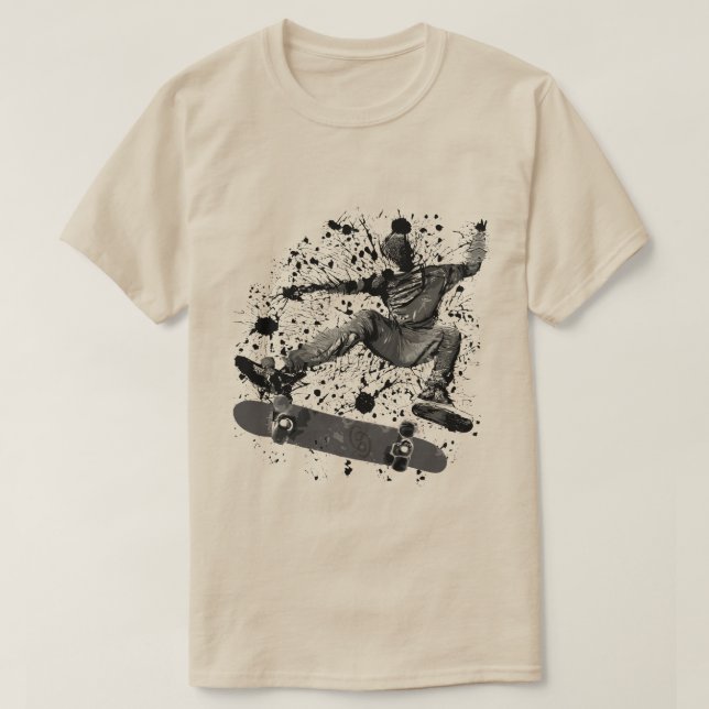 T-shirt Patinage Graphique (Design devant)