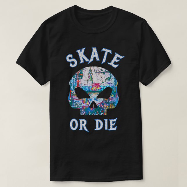 T-shirt Patinage ou mourir Premium (Design devant)