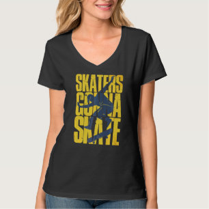 T-shirt Patinage Patinage amusant Citation Sports Vêtement