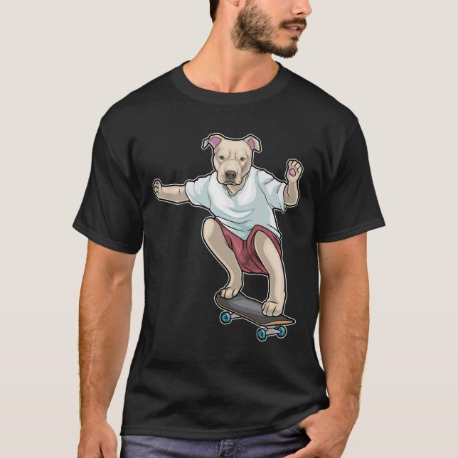 T-shirt Patinage Pitbull (Devant)