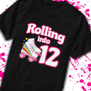 T-shirt Patinage pour enfants - 12e anniversaire - Patinag