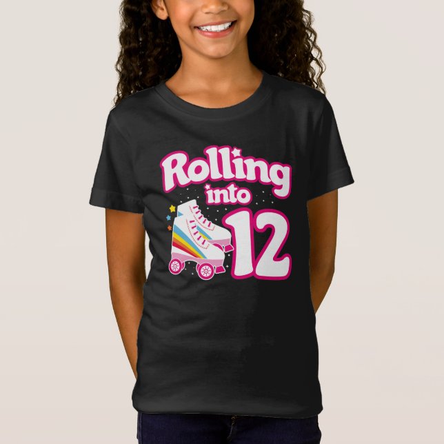 T-Shirt Patinage pour enfants - 12e anniversaire - Patinag (Devant)