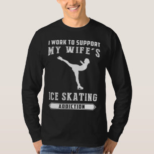 T-shirt Patinage pour rire : Tee de l'addiction au patinag