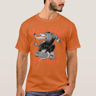 T-shirt Patinage Rapide Manger Trash