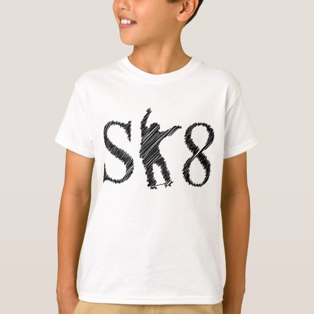 T-shirt Patinage SK8 (Devant)