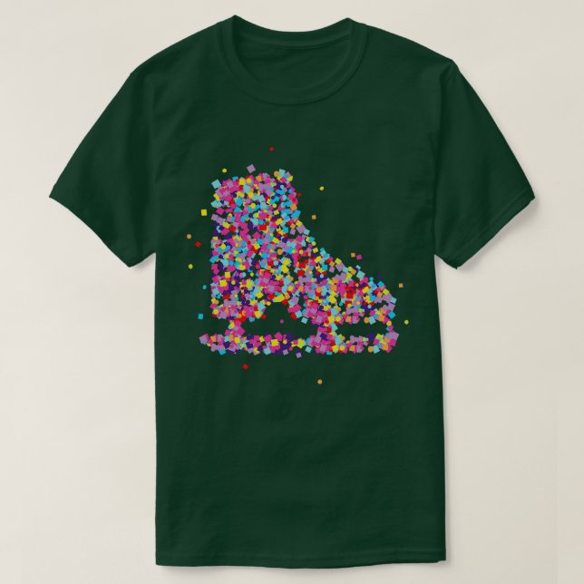 T-shirt Patinage sur glace (Design devant)