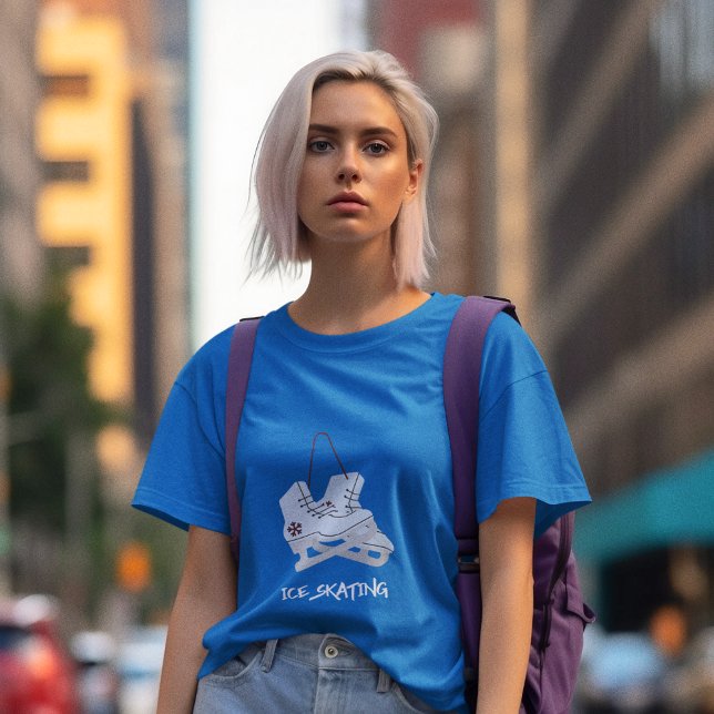 T-shirt Patinage sur glace (Créateur téléchargé)