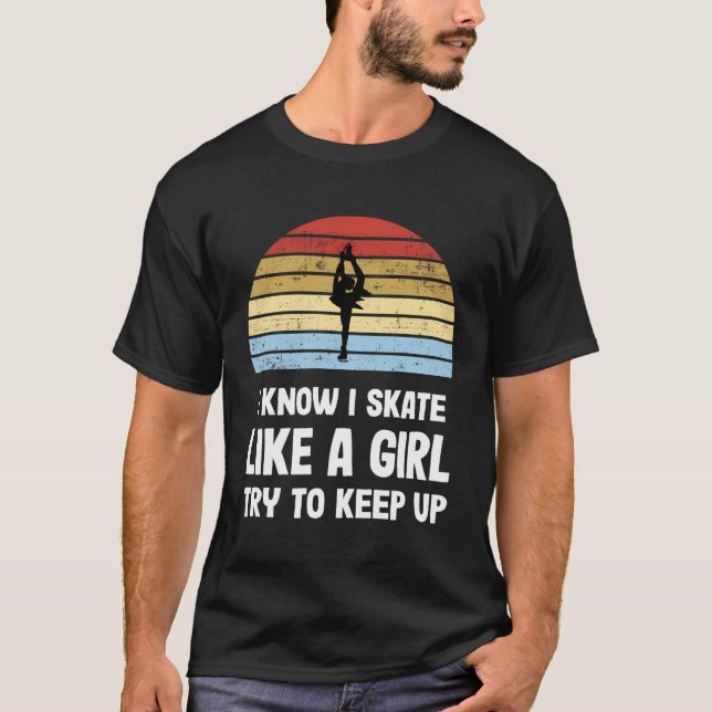 T-shirt Patinage sur glace (Devant)
