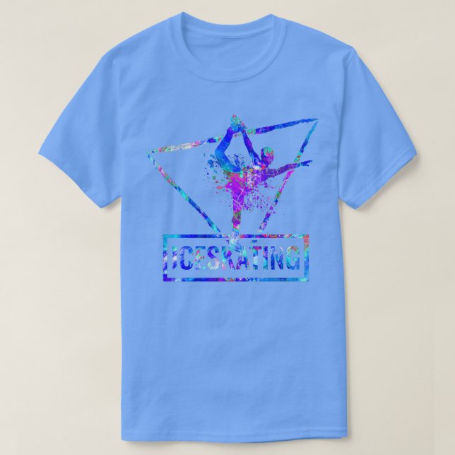 T-shirt Patinage sur glace 49 (Design devant)