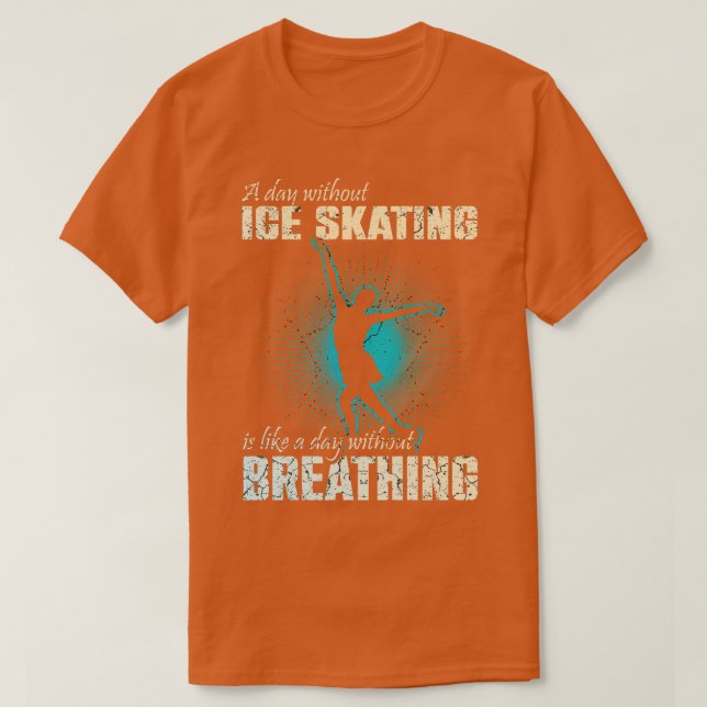 T-shirt Patinage sur glace 6 (Design devant)