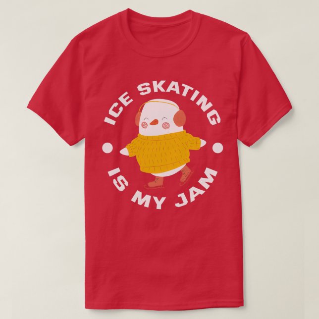 T-shirt Patinage sur glace 99 (Design devant)