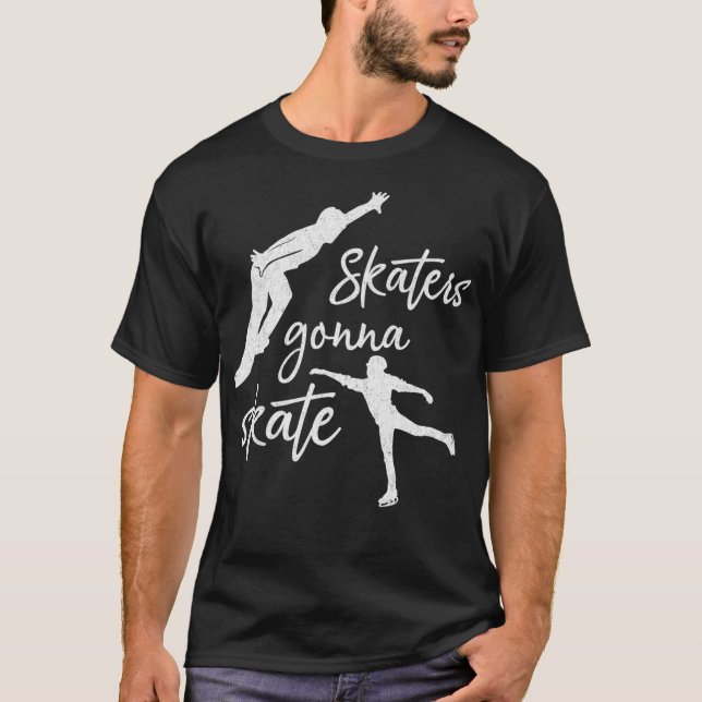 T-shirt Patinage sur glace - Cadeaux de patinage - Patinag (Devant)