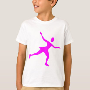 T-shirt Patinage sur glace - Magenta