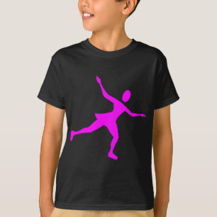 T-shirt Patinage sur glace - Magenta