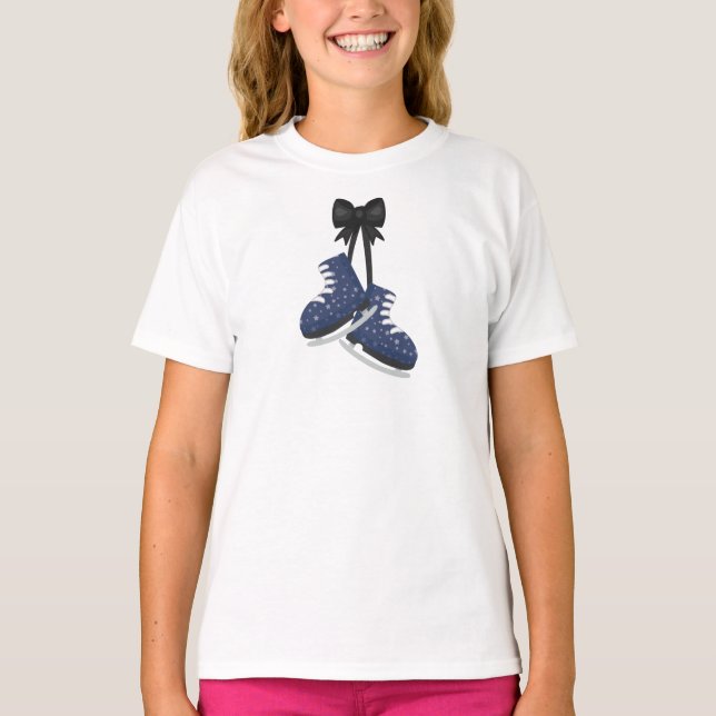T-shirt Patinage sur glace, Patinage sur glace, Patinage a (Devant)