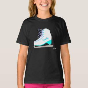 T-shirt Patinage sur glace Personnalisé Filles de patinage