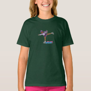T-shirt Patinage sur glace - Purple